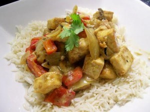 Thai tofu curry
