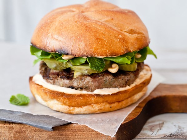 Thai turkey burgers