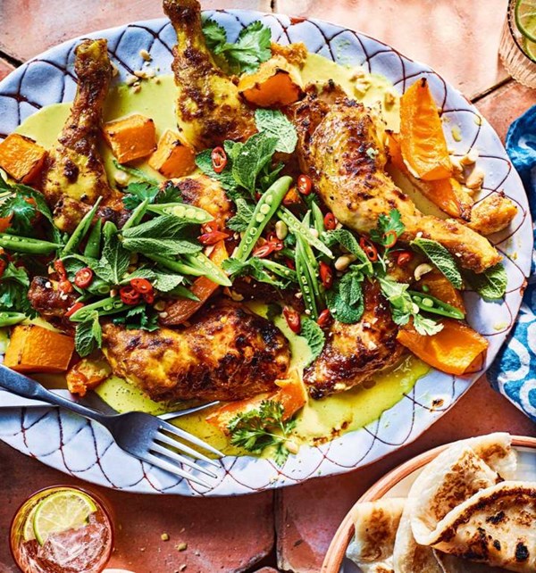 Thai yellow curry chicken and squash