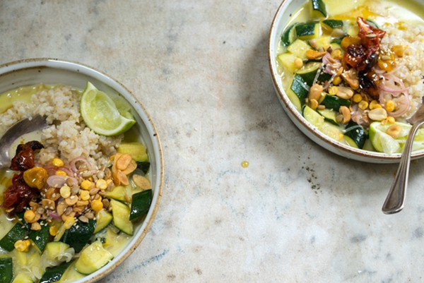 Thai zucchini soup