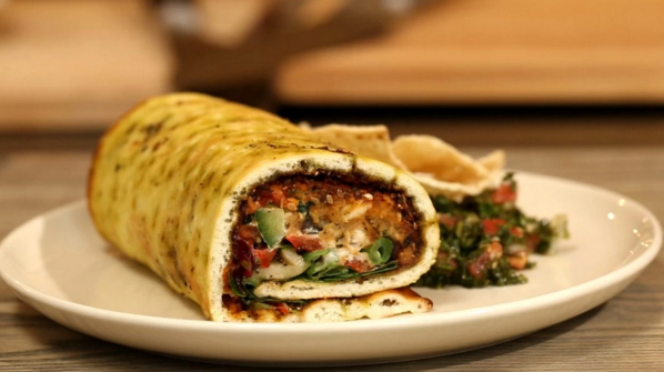 Thanksgiving leftover turlafel sandwich