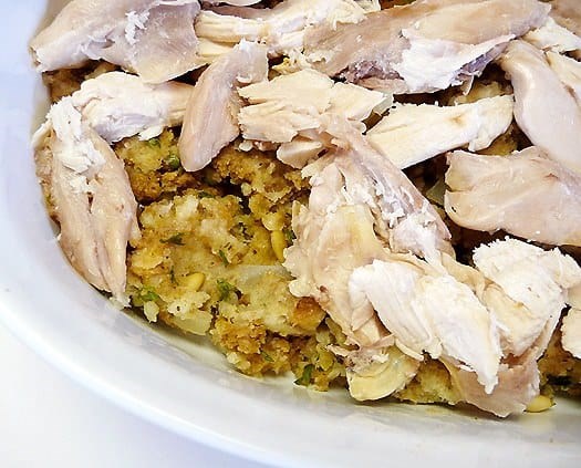 Thanksgiving leftovers casserole