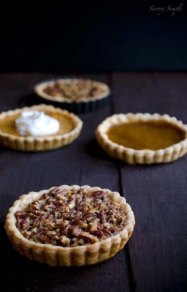 Thanksgiving pecan pie tarts