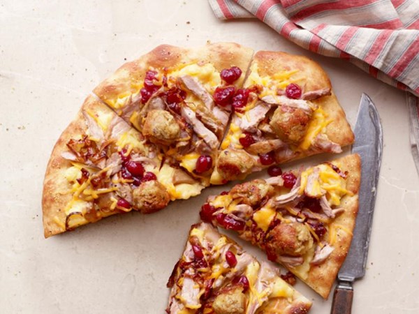 Thanksgiving pizza