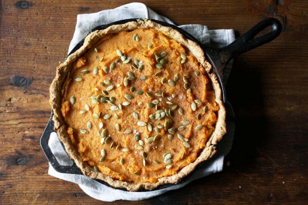 Thanksgiving root vegetable Pie