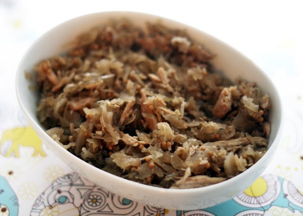Thanksgiving sauerkraut