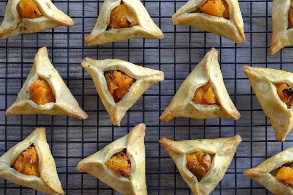 Thanksgiving savory hamantaschen