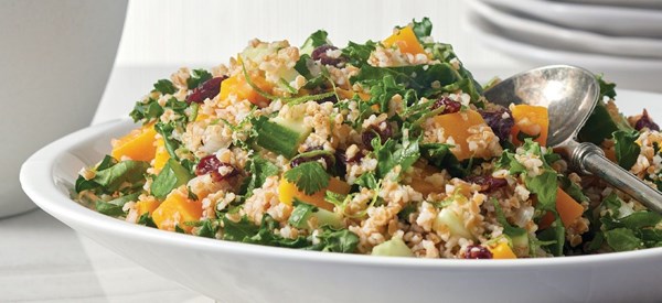 Thanksgiving tabbouleh salad