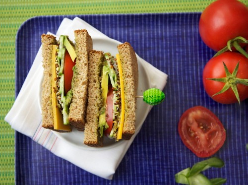 The amazing veggie-packed sandwich