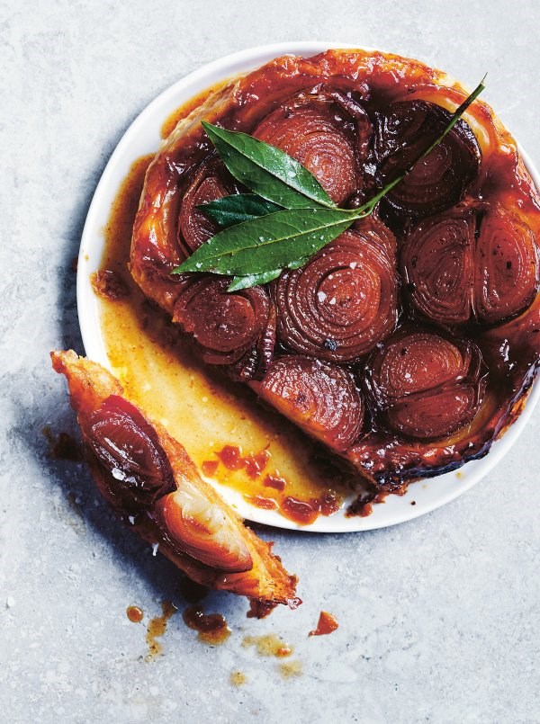 The 'any kind of onion' tarte Tatin