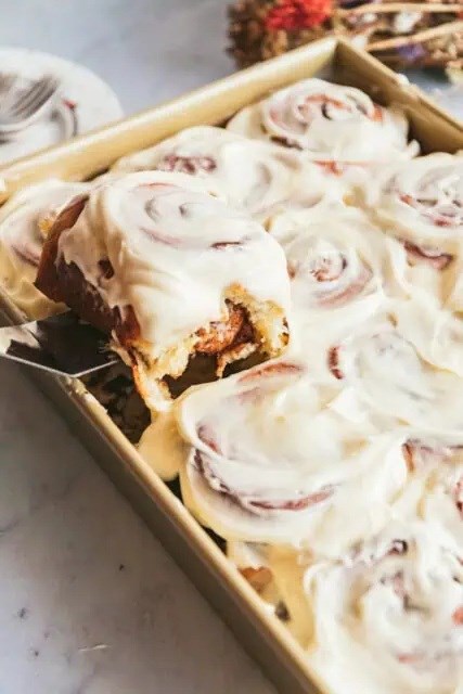 The Bakehouse Texas super soft cinnamon rolls