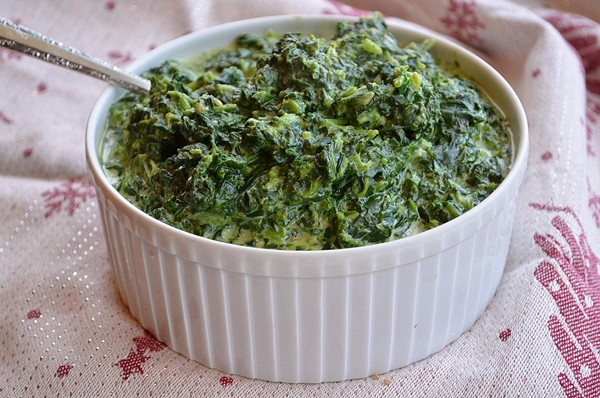 The best (and simplest) creamed spinach