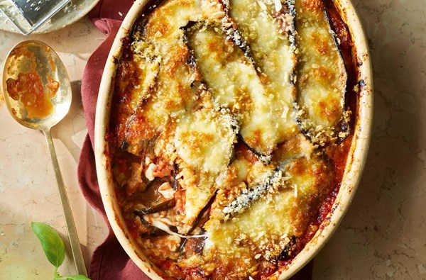 The best aubergine Parmigiana