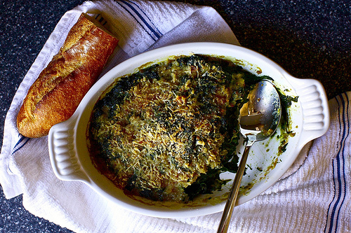 The best baked spinach