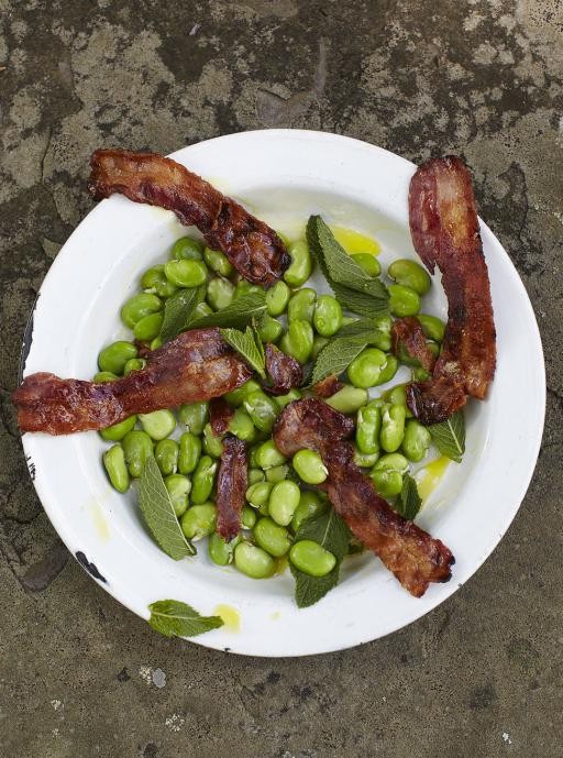 The best broad bean salad