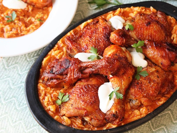The best chicken paprikash