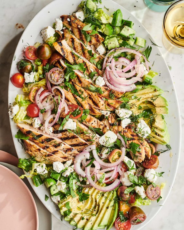 The best grilled chicken salad