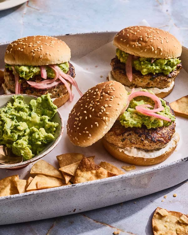 The best guacamole turkey burger