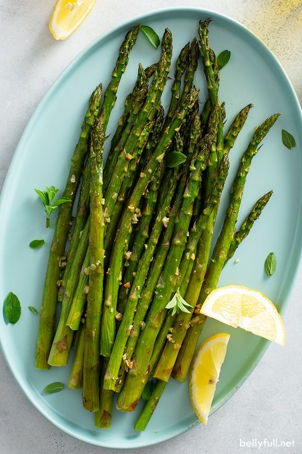 The best oven roasted asparagus