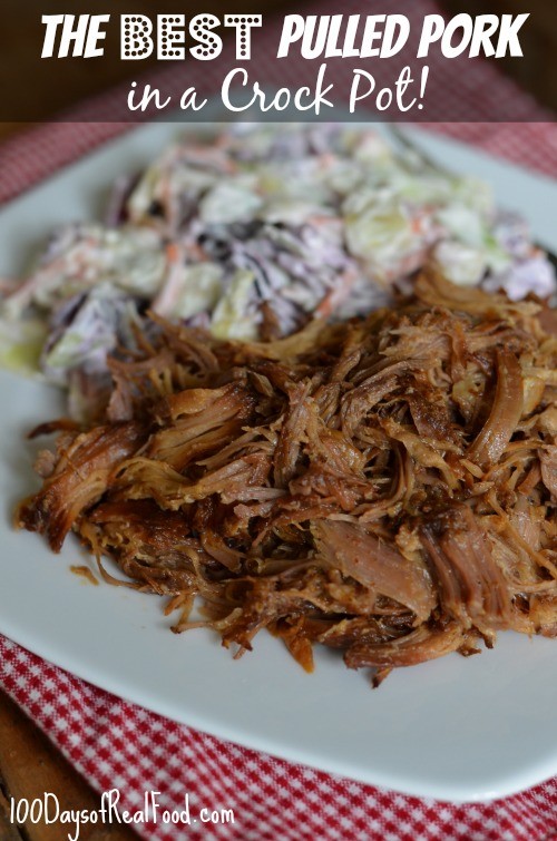 The best pulled pork in the slow cooker!