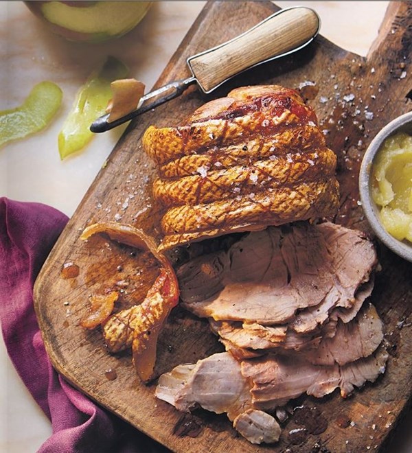 The best roast pork & apple sauce