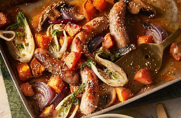 The best sausage traybake