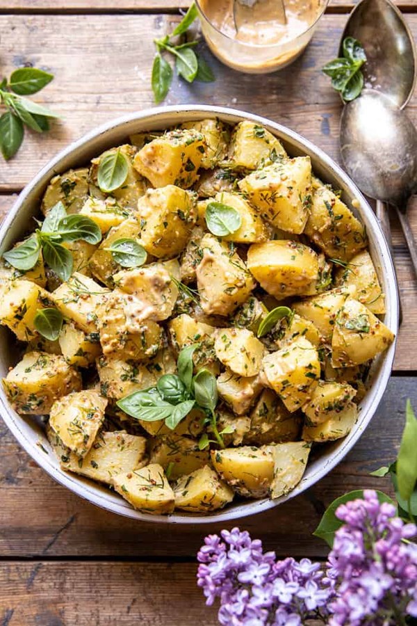 The best simple vegan potato salad