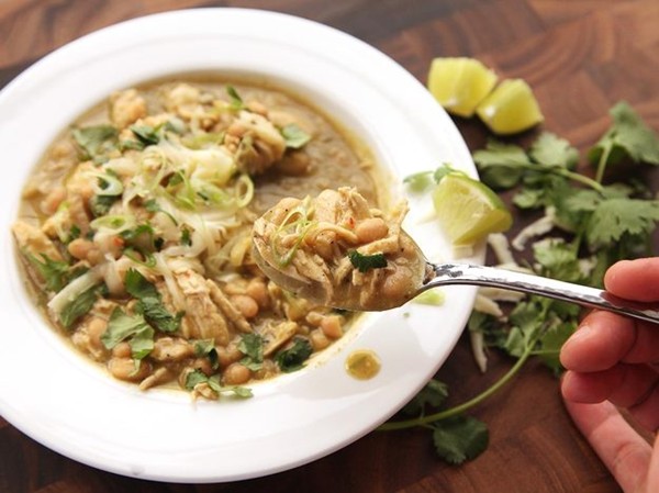 The best white chili with chicken