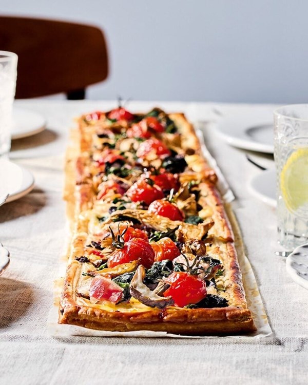 The big breakfast tart (aka ‘table-runner tart’)