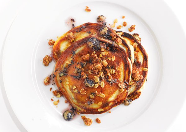The blueberry blossom pancake