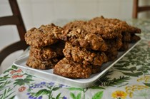 The Bojon Gourmet's gluten-free teff oatmeal chocolate chip cookies with walnuts and cranberries