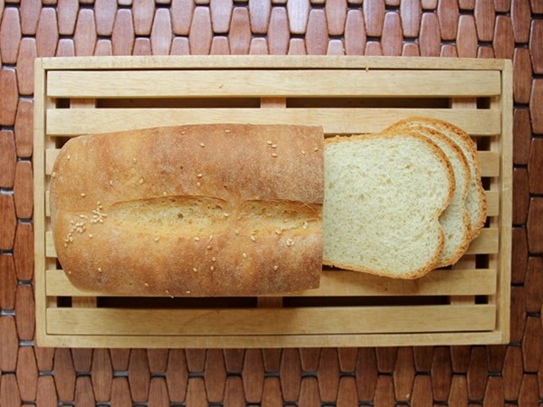The Bread Bible's sesame white bread (Knead the Book)