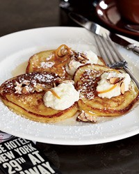 The Breslin's ricotta pancakes with orange syrup