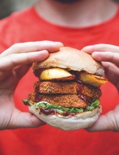 The carnival tofu burger