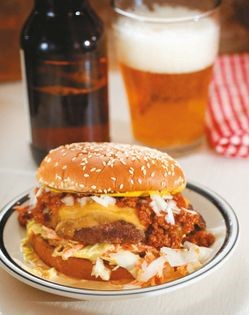 The Carolina slaw burger [North Carolina]