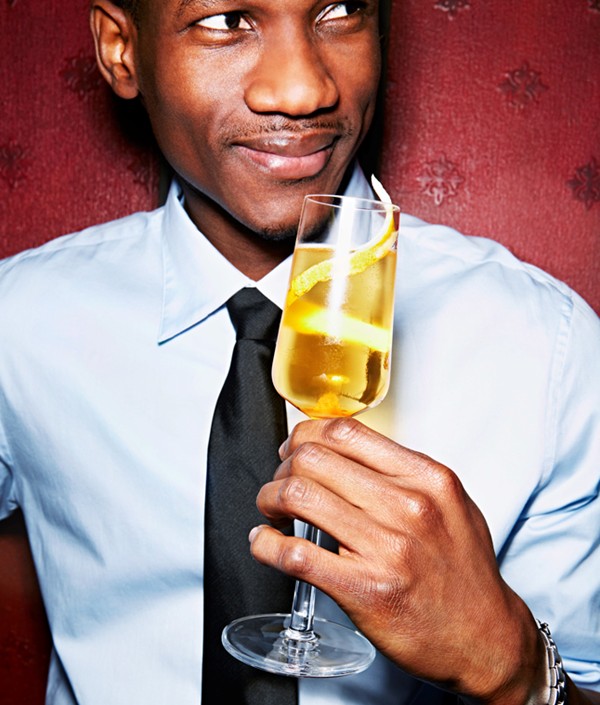 The Champagne cocktail