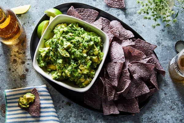 The chunkiest, herbiest, greenest guacamole 