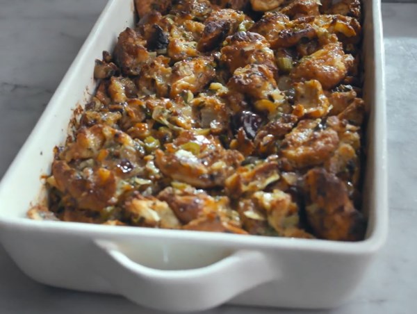 The Clark family's traditional chestnut stuffing