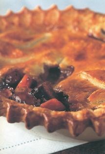 The classic steak and kidney pie