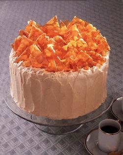 The copper topper Cascade Mountain cake
