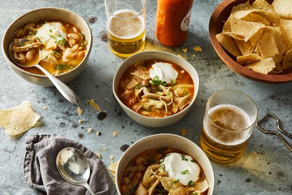 The coziest white chicken chili 