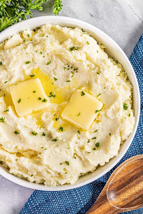 The creamiest mashed potatoes