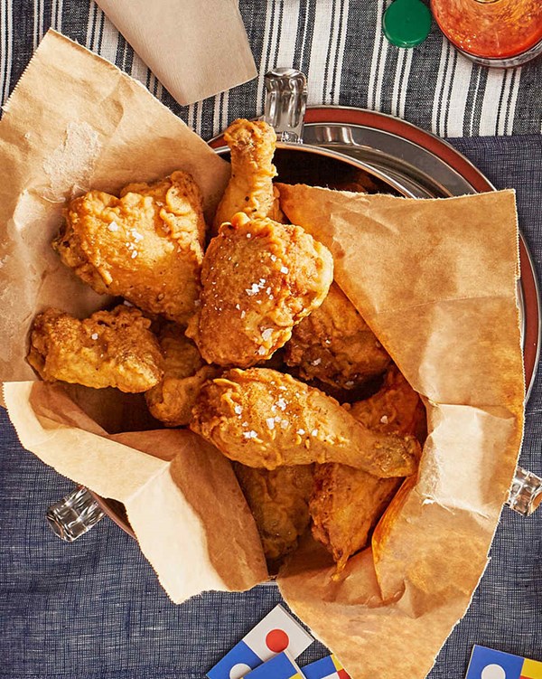 The crispiest fried chicken