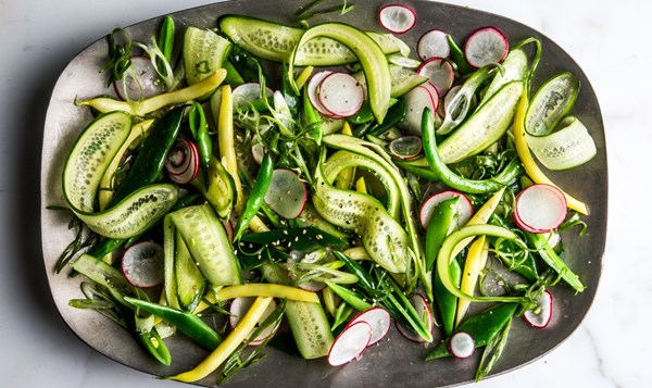 The crunchiest vegetable salad