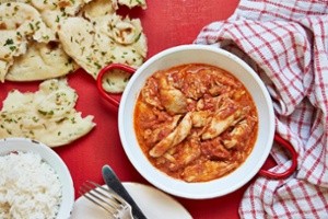 The curry: chicken makhani