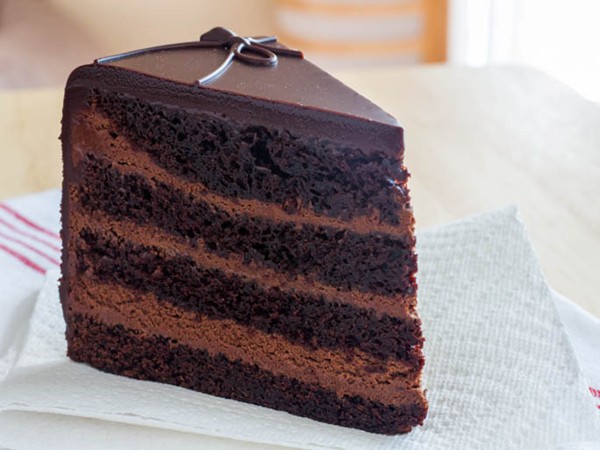The dark knight cake (triple chocolate layer cake)