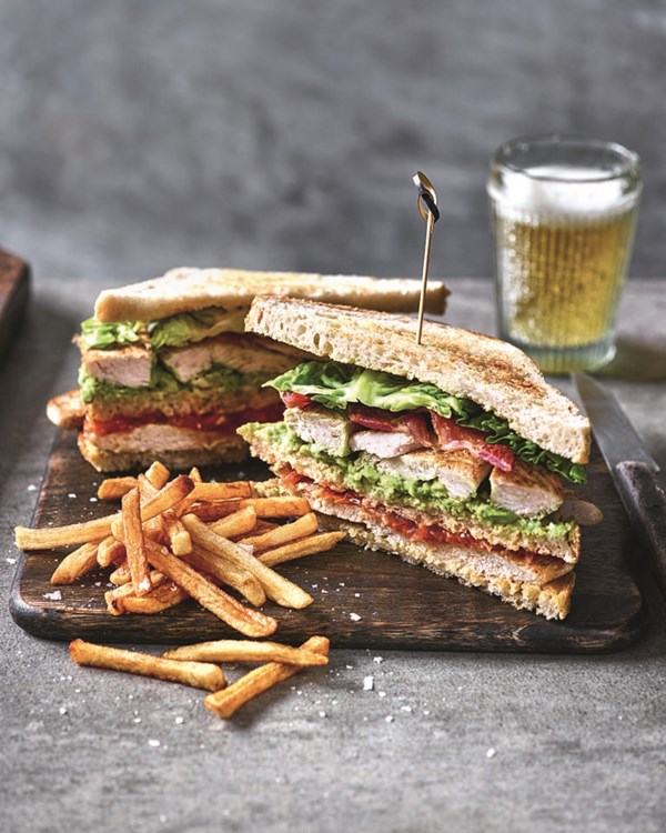 The Delicious. club sandwich