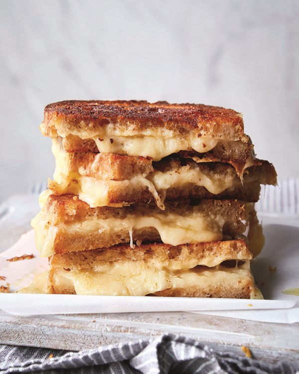 The Delicious grilled cheese sandwich