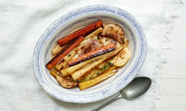 The earthy accompaniment: Braised roots