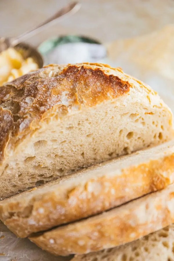 The easiest overnight no-knead bread